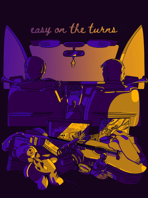 easy on the turns